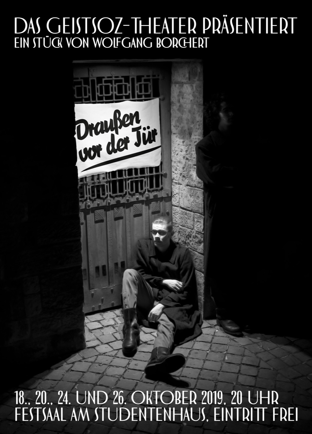 Plakat: Draußen vor der Tür